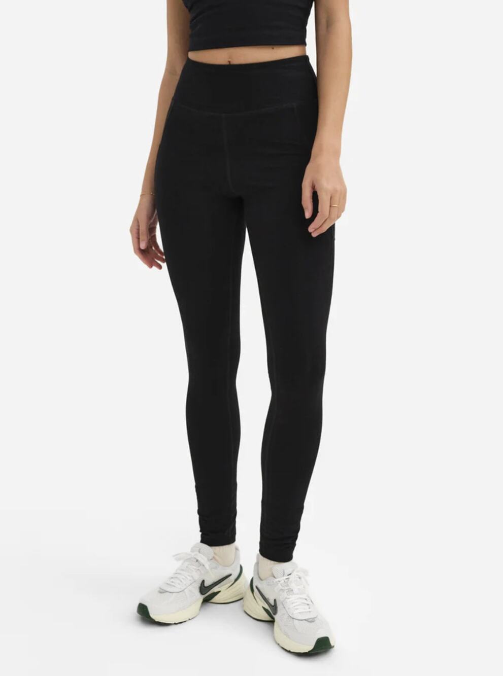 MATE the Label Stretch Pocket Legging Full Length Black Medium Organic Cotton